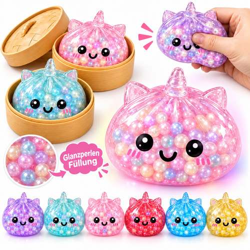 Dumpling squishy groß einhorn - groß,
