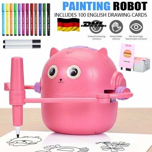 Zeichenroboter mit 100 karten - zeichenroboter,