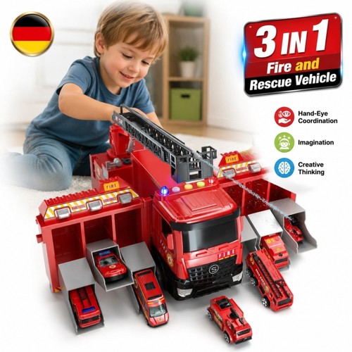 Feuerwehrauto spielzeug groß - feuerwehrauto,