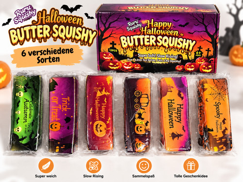 Halloween butter squishy - halloween,