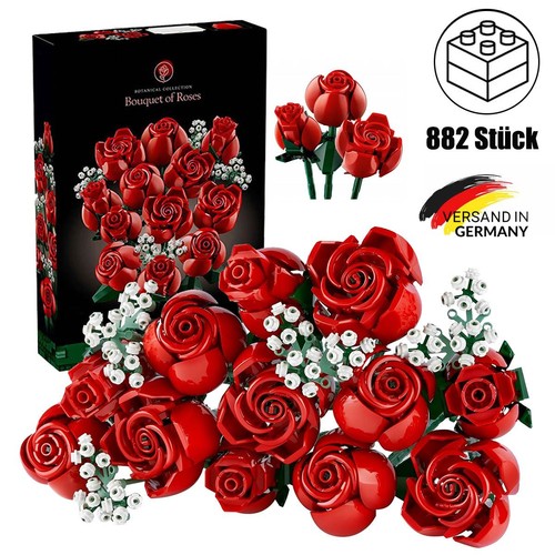 882 stück blumen bausteine - blumen,