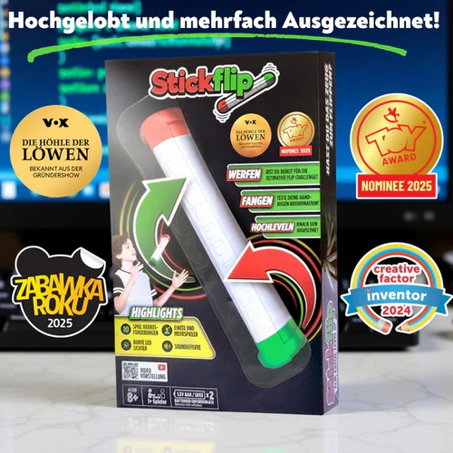 Stickflip werfen fangen - -werfen,,