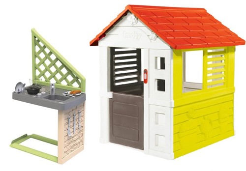 Smoby spielhaus lovely mit - spielhaus,