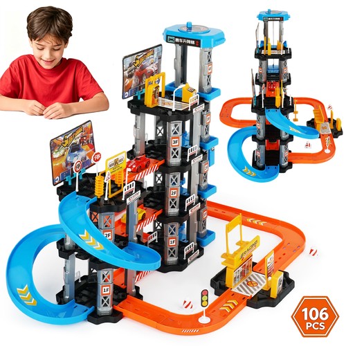 106 teile parkgarage spielzeug - 106,