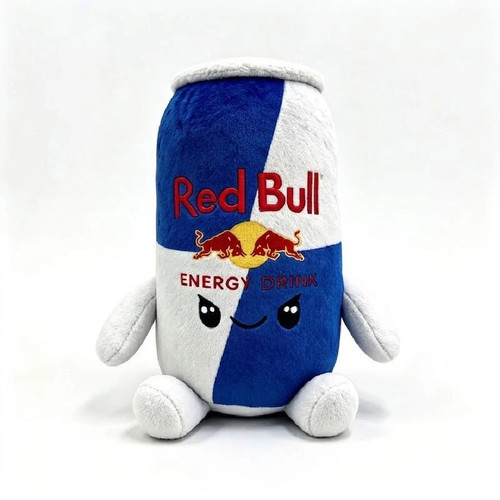 Red bull plüschtier dose rot - red,