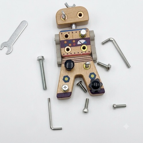 Holz roboter lernspielzeug - holz,
