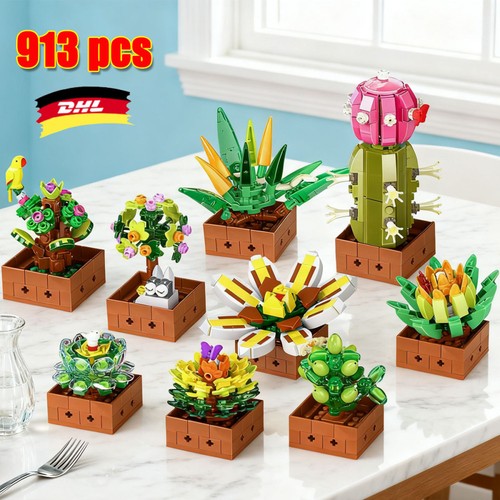 913 stück blumen bausteine - stück,