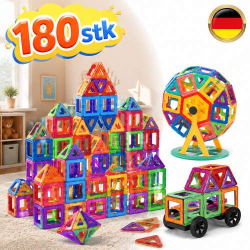 180 stück magnetbausteine - 180,