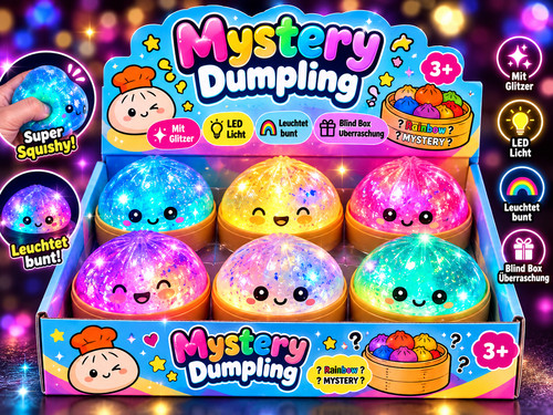 Mystery dumpling squishy mit - dumpling,