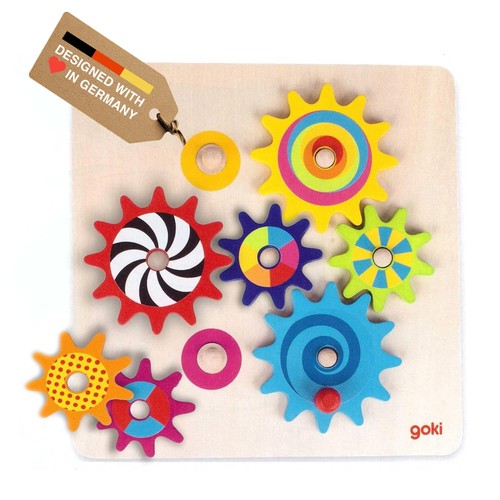 Goki zahnradspiel holz - -,