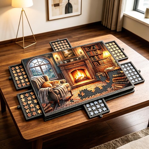 1000 teile puzzletisch - teile,