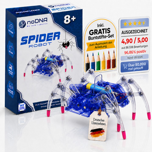 Spinnen roboter bausatz kinder - spinnen,