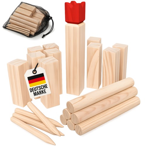Kubb wurfspiel wikingerspiel - wurfspiel,