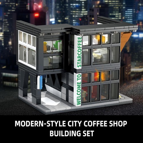 City café bausatz mit licht - bausatz,