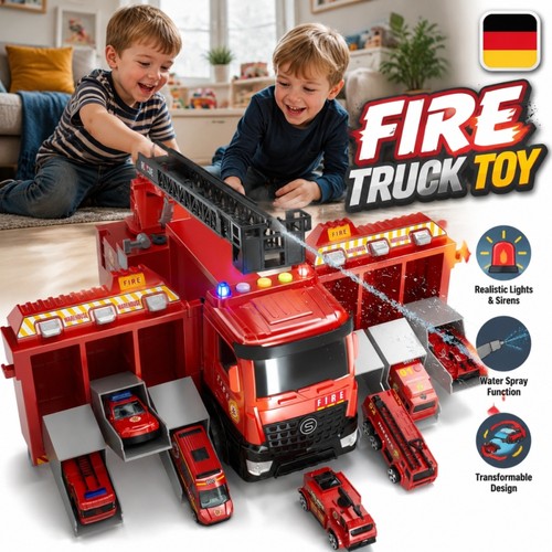 Lkw feuerwehrauto mit - feuerwehrauto,