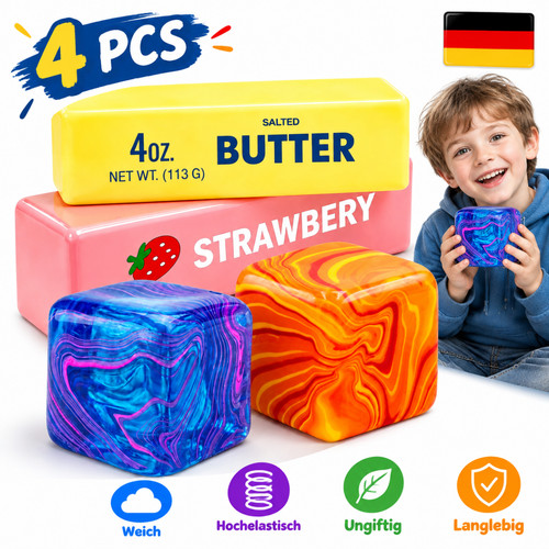Squishy spielzeug 4er pack tpr - squishy,